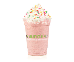 A cup of BurgerFi’s signature Vanilla Frozen Custard. 