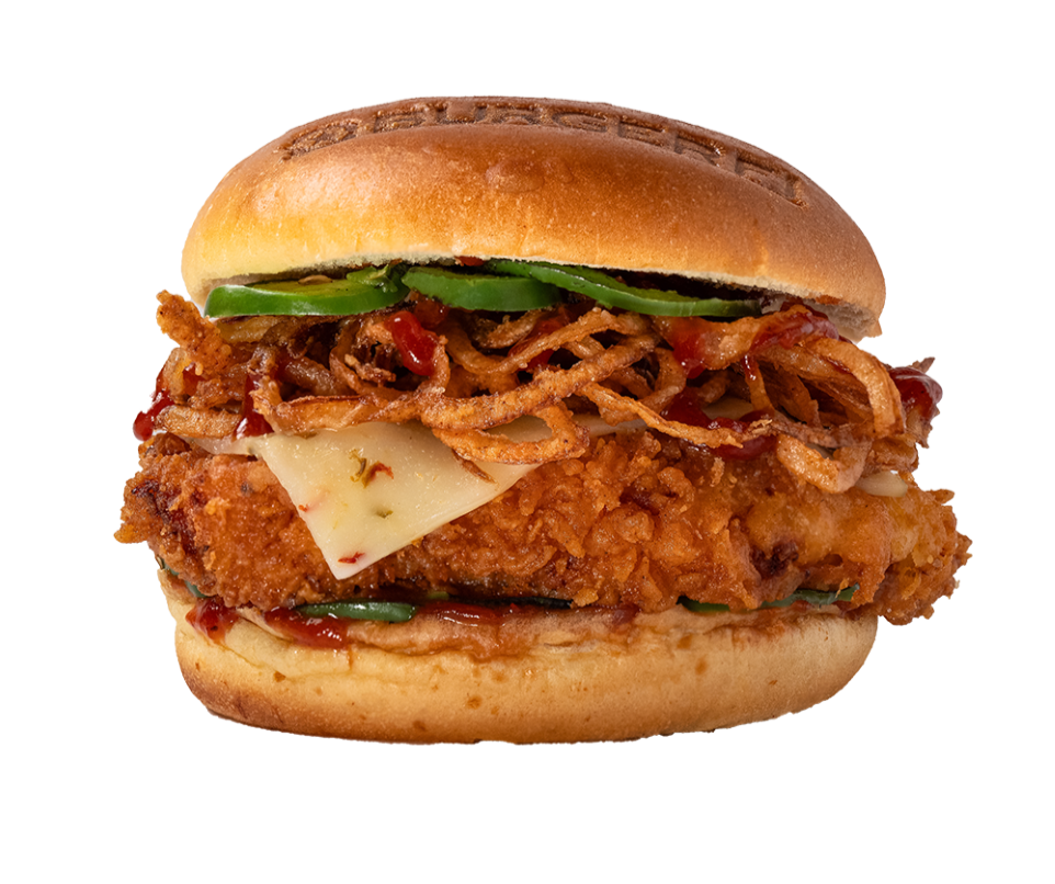 bbq rodeo fried chicken sandwich