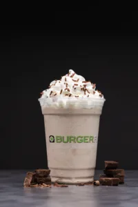 A glass of tasty frozen Custard Shake at BurgerFi.